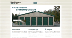 Desktop Screenshot of entreposage-sherbrooke.com